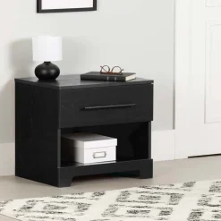Meubles South Shore 1-Drawer Nightstand - South Shore Black Oak Sale