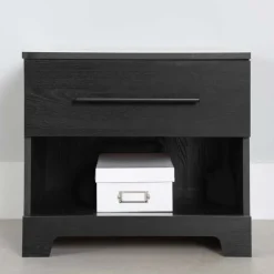 Meubles South Shore 1-Drawer Nightstand - South Shore Black Oak Sale