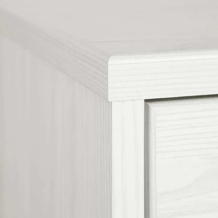 Meubles South Shore 1-Drawer Nightstand - South Shore White Pine and Black Matte Discount