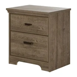 Meubles South Shore 2-Drawer Nightstand - South Shore WEATHERED OAK Discount