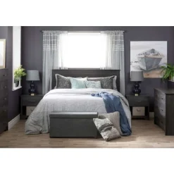 Meubles South Shore 1-Drawer Nightstand - South Shore GRAY OAK Hot