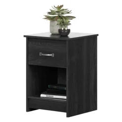 Meubles South Shore 1-Drawer Nightstand - South Shore Gray Oak Clearance