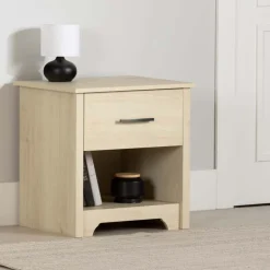 Meubles South Shore 1-Drawer Nightstand - South Shore Bleached Oak Sale
