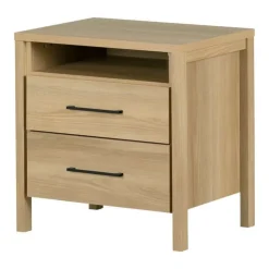 Meubles South Shore 2-Drawer Nightstand - South Shore Natural Ash Outlet