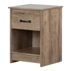Meubles South Shore 1-Drawer Nightstand - South Shore WEATHERED OAK Best