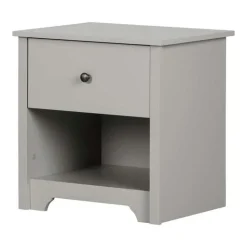 Meubles South Shore 1-Drawer Nightstand - South Shore SOFT GRAY Sale