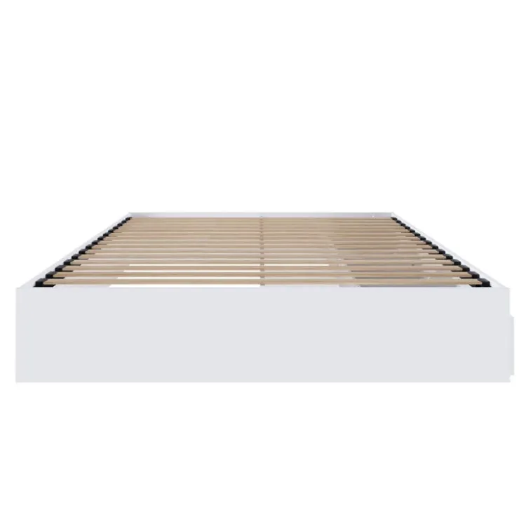 Nexera 3-Drawer Storage King Bed (78") - White New