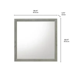 Dresser Mirror Grey