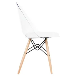 Meubles South Shore Eiffel Style Office Chair - South Shore CLEAR AND WHITE Clearance