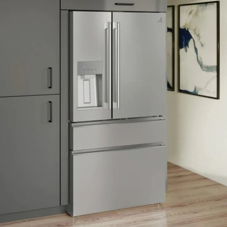 Electrolux 21,8 Cu ft 36 In Refrigerator Bottom Freezer, French door - ERMC2295AS Stainless