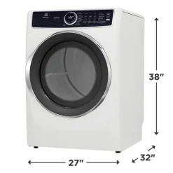 Electrolux Washer & Dryer Kit, , Front-Load - ELFW-ELFE75 White Clearance