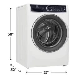 Electrolux Washer & Dryer Kit, , Front-Load - ELFW-ELFE75 White Clearance