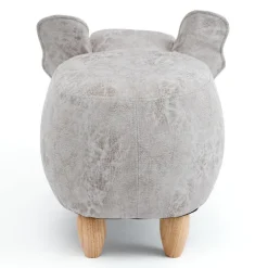 Elephant-Shaped Kids Pouf – 29.5