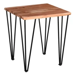 End Table Natural Brown Clearance