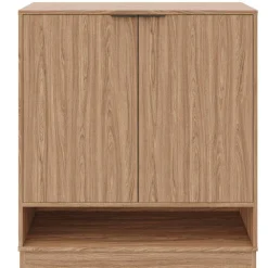 Nexera Entry Cabinet Walnut Discount