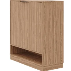 Nexera Entry Cabinet Walnut Discount