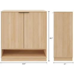 Nexera Entry Cabinet Golden maple
