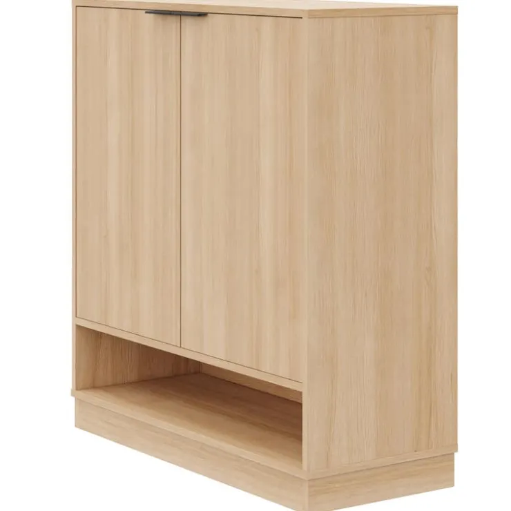 Nexera Entry Cabinet Golden maple