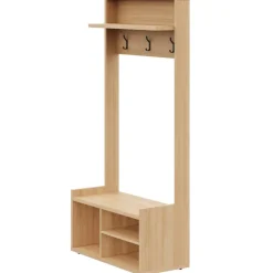 Nexera Entryway Hall Tree Golden maple Hot