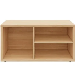 Nexera Entryway Shoe Storage Bench - Golden maple Outlet