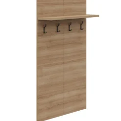 Nexera Entryway Wall-Mounted Coat Rack with Shelf Fashionista