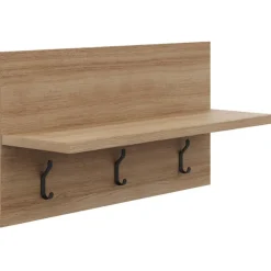 Nexera Entryway Wall-Mounted Coat Rack with Shelf Fashionista Hot