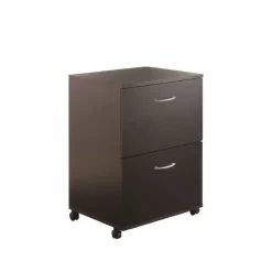 Nexera Essentials Rolling Filing Cabinet, 2-Drawer, - Black Hot