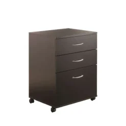 Nexera Essentials Rolling Filing Cabinet, 3-Drawer, - Black Online