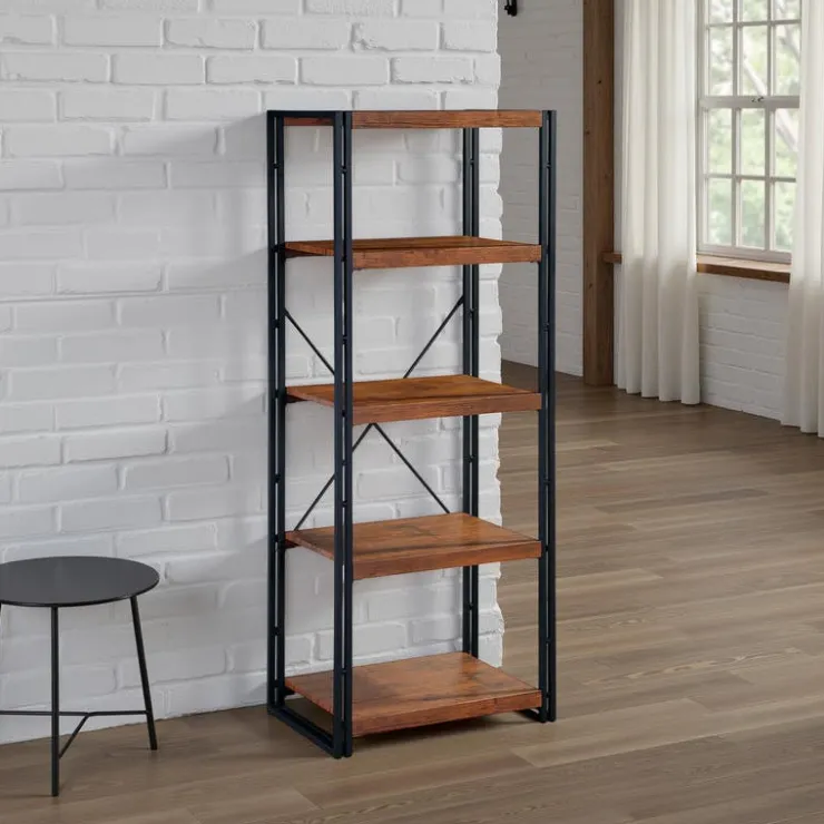 Etagere - Bookshelf Walnut - Black Best