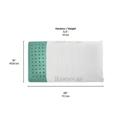 Eucalyptus-Infused Memory Foam Pillow Green