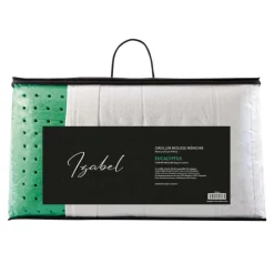 Eucalyptus-Infused Memory Foam Pillow Green