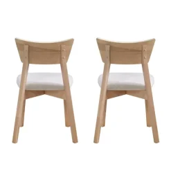 Arboit Poitras Extendable Rectangular Dining Table (48" to 60") with 6 Chairs - Greige Sale