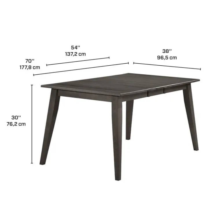 Arboit Poitras Extendable Rectangular Dining Table (54" to 70") - Slate Sale
