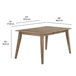 Arboit Poitras Extendable Rectangular Dining Table (54" to 70") - Grey Best