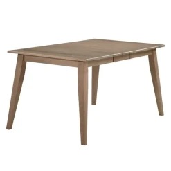 Arboit Poitras Extendable Rectangular Dining Table (48" to 60") with 4 Chairs and Bench - Grey New
