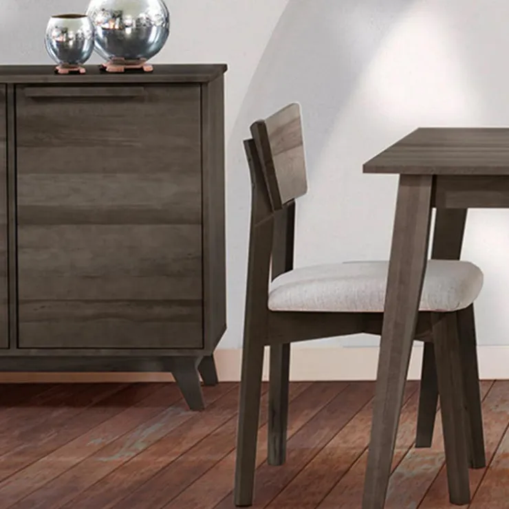 Arboit Poitras Extendable Rectangular Dining Table (54" to 70") with 6 Chairs - Slate