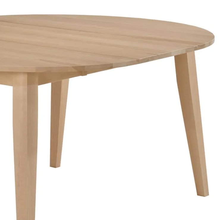Arboit Poitras Extendable Round Dining Table (48" to 66") with 4 Chairs - Greige Best