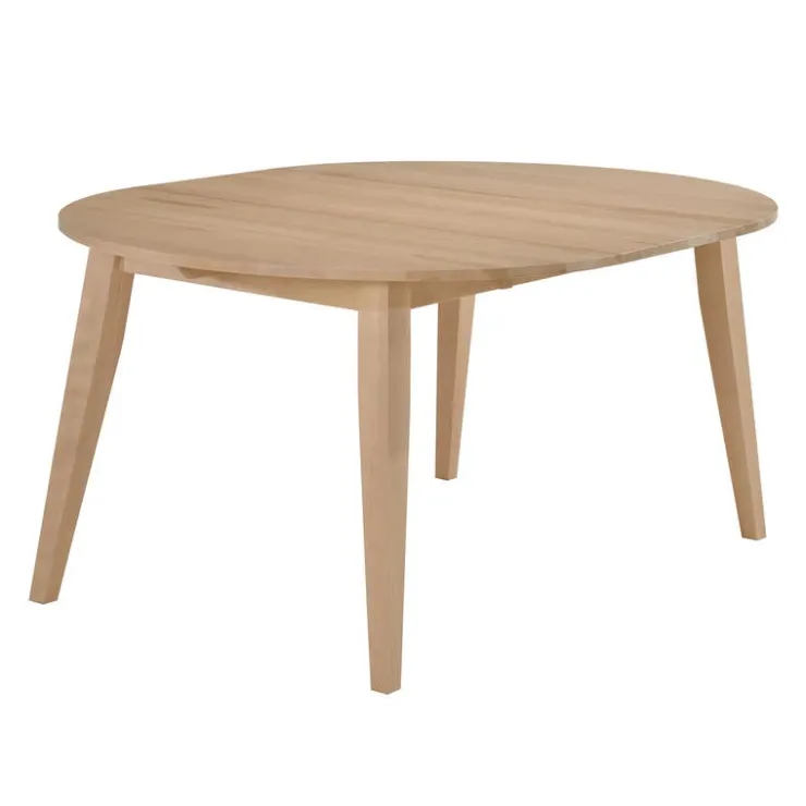 Arboit Poitras Extendable Round Dining Table (48" to 66") with 4 Chairs - Greige Best