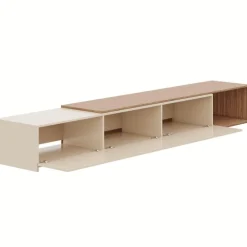 Nexera Extendable TV Console - Kiss curl & morning dew Clearance