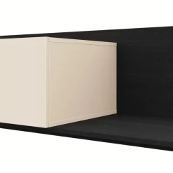 Nexera Extendable TV Console - Black karisma & morning dew New