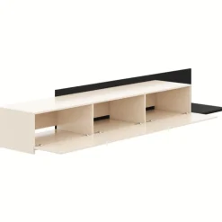 Nexera Extendable TV Console - Black karisma & morning dew New