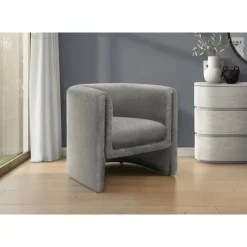 Monarch Fabric Accent Chair - GREY Sale
