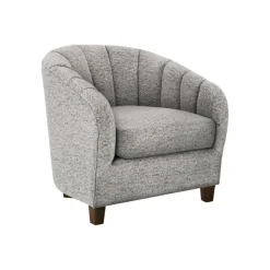 Monarch Fabric Accent Chair - SILVER Best