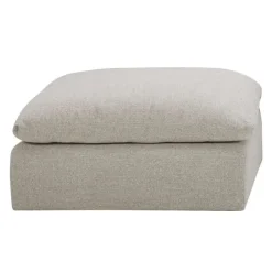 Fabric Ottoman - 40 x 40 x 20 Beige Clearance