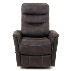 Fabric Swivel Recliner GREY Discount