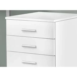 Monarch Filing cabinet - 3 drawer / on castors - White Discount