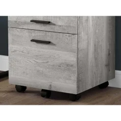 Monarch Filing cabinet - 3 drawer / reclaimed wood / castors - Grey New