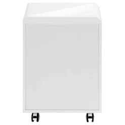 Monarch Filing cabinet - 3 drawers / gloss / castors - White Sale
