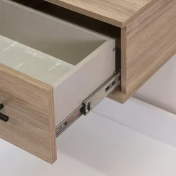 Meubles South Shore Floating Nightstand - South Shore Rustic Oak Outlet