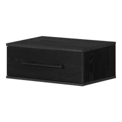 Meubles South Shore Floating Nightstand - South Shore Black Oak